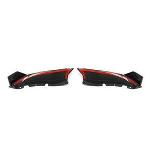 Set Splitter Anteriore in Fibra di Carbonio Prepreg Stile SQ per BMW <span class=keywords><strong>X5</strong></span> G05 G18 Pre-LCI 2019-2023, Stampaggio in Autoclave, 3 Pezzi - Product Image 5