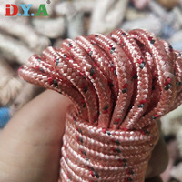 Stock Multi Couleur 4mm * 15m Portable Corde à linge Nylon Cordon PP Corde pour le séchage Groupage