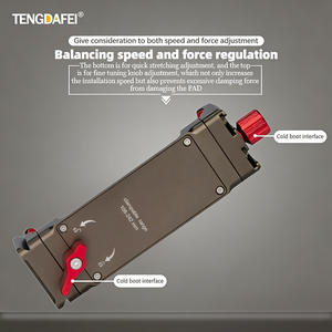Hete Aanbieding: Fabrieksdirect Verstelbare Aluminium Tablet Klem Statief Adapter met Cold <span class=keywords><strong>Shoe</strong></span> Mount en 1/4 Inch Schroef - Product Image 3