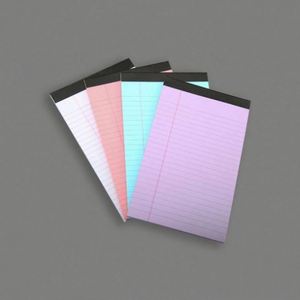 Papier à écrire ligné personnalisé avec logo pour les élèves des écoles, bloc-notes pour enfants, 4x6 pouces, plusieurs couleurs - Product Image 4