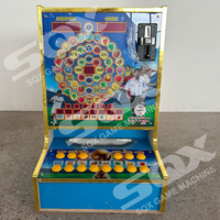 Console de jeu d'arcade en bois de haute qualité, marque SQX, 220V, modèle Mario-02, japonais, espagnol, anglais, pour flipper à monnayeur