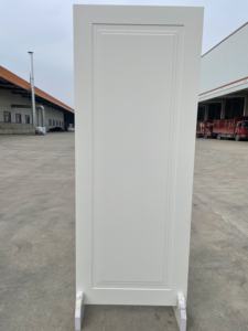 قشرة باب من الخشب الصلب للشقق بسعر مخفض، لوح مطلي مقاوم للماء بتصميم بسيط وسطح نهائي - Product Image 3