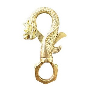 Llavero con Cabeza de Dragón, Colgante de Latón Estilo Antiguo, Llavero Creativo Retro con Diseño de Animal, Accesorio de Regalo - Product Image 5