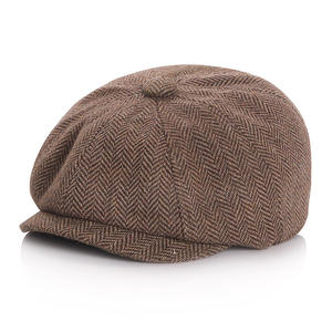Büyük Gangster Cosplay kostüm <span class=keywords><strong>1920s</strong></span> Mens gangsterler aksesuarları set-fedora Newsboy şapka bere kapaklar - Product Image 6