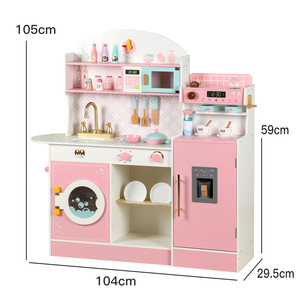 Giocattoli da <span class=keywords><strong>Cucina</strong></span> per Bambini, Set Miniatura Casa delle Bambole, Macchina del Caffè, Attrezzatura da <span class=keywords><strong>Cucina</strong></span> per Giochi di Ruolo, Frigorifero in Miniatura - Product Image 2