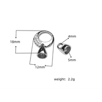 Fabricant rond ovale ressort luxe 18mm fermoir fabrication de bijoux 925 vente en gros collier en argent sterling fermoirs à faire soi-même pour bracelets