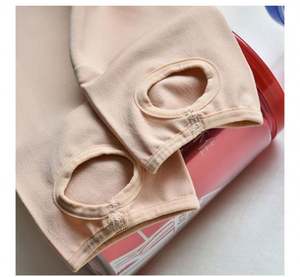 Leggings de yoga cálidos acolchados de terciopelo, pantalones ajustados gruesos, pantimedias de invierno cálidas de forro polar grueso de color liso para mujer - Product Image 5