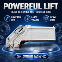 Camion poubelle KLF 7CBM Diesel Euro 4 3360mm avec boîte de vitesses manuelle, durable, haute performance, neuf, uniquement l'ensemble supérieur