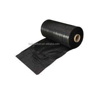 Toile de paillage plastique anti-herbe pour champs agricoles, fleurs, légumes, vergers et serres, service de découpe, 300 g/m² - Product Image 1