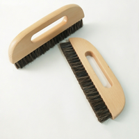 Brosse de nettoyage pour peinture murale, poils en bronze, manche en bois, longueur des poils 1 pouce, diamètre 2 pouces, personnalisable OEM