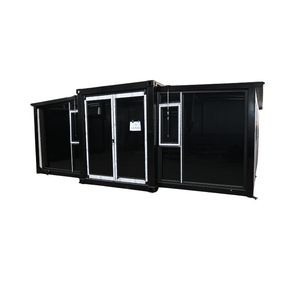 Maison pliante à faible coût, maison préfabriquée en conteneur, maison mobile extensible, maison pliante de luxe à double aile - Product Image 2