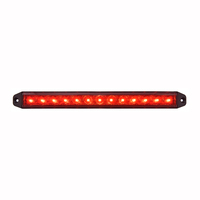 Barre lumineuse d'identification LED de 15,7 pouces, lampe de signalisation latérale pour camion et remorque STOP/FEU ARRIÈRE/CLIGNOTANT, conforme aux normes DOT/SAE/FMVSS108