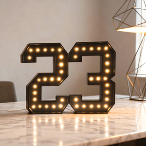 <span class=keywords><strong>Lettera</strong></span> 3D personalizzata A B <span class=keywords><strong>C</strong></span> o numero 1 2 grande per il numero del partito 5ft pronto per la spedizione di 4 piedi e numeri forniture per feste - Product Image 4