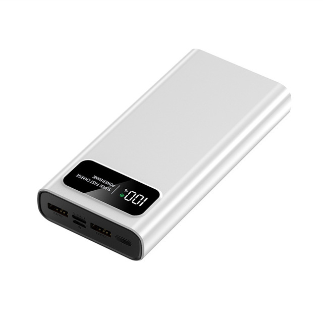 20000mAh 10000mAh High Capacity Power Bank with LED Digital Display Fast Charging Compatible with All Mobile Phones