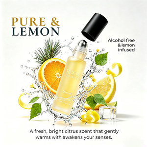 Olio Profumato al Limone in Roll-on, Fragranza Tascabile Senza Alcool con Aroma di Limone Fresco e Vivace per Ufficio, Estate e Appuntamenti - Product Image 2