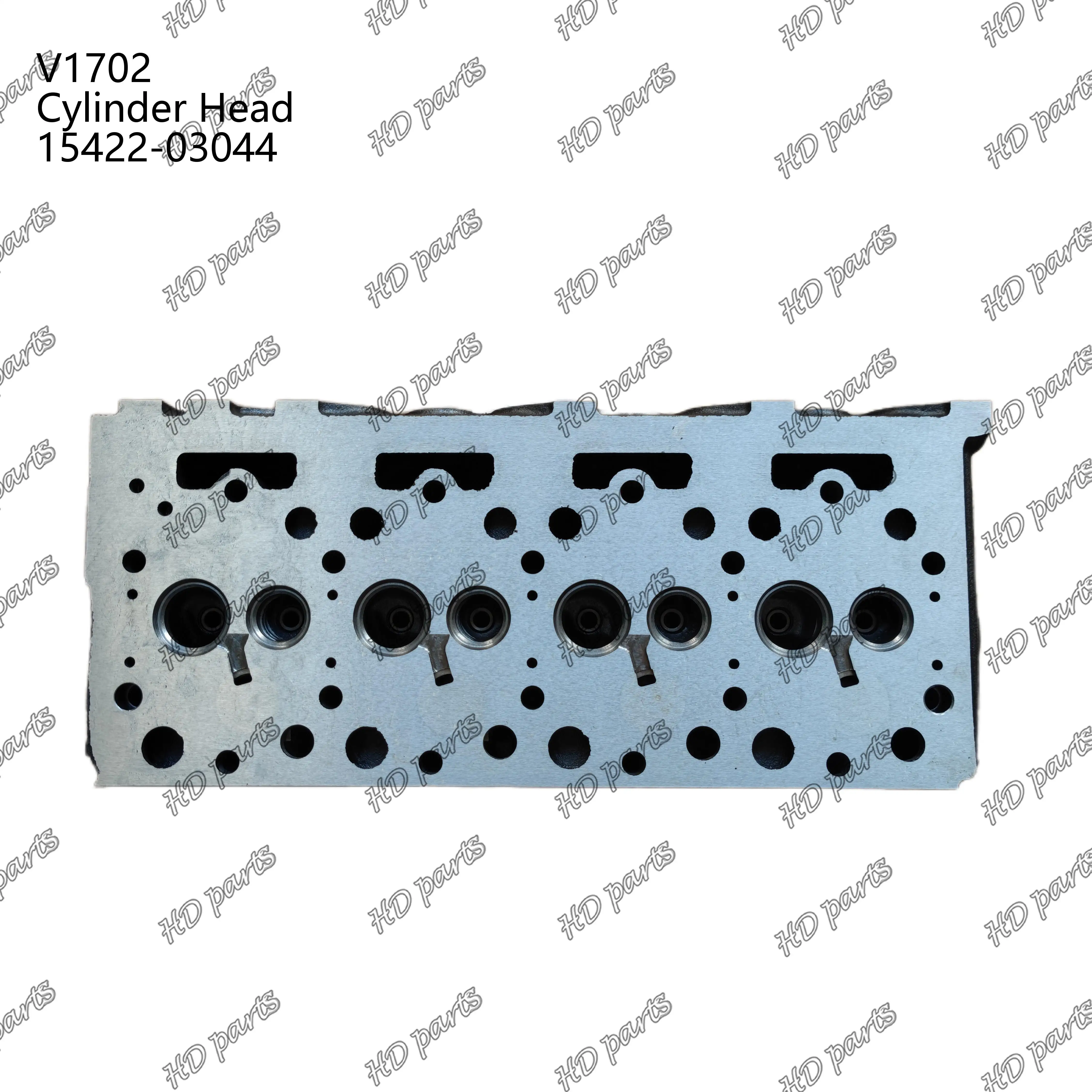 Cylinder Head V1702 With Holes 15422-03044 For Kubota Diesel Engine