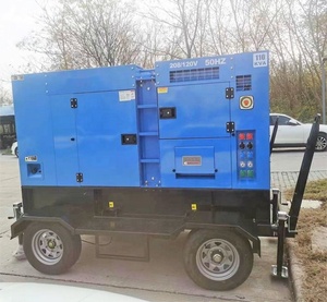 Générateur de type remorque 120 kW 3 phases 150 kVA avec démarrage automatique, châssis ouvert - Product Image 5