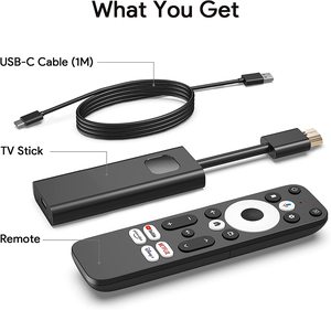 Android TV Stick GD1 4K วิดีโอออนไลน์ Android 14 วิดีโอออนไลน์ 2GB 16GB BT 5.0 สำหรับทีวีสติ๊กที่ได้รับการรับรอง - Product Image 2