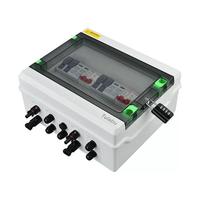 Boîtier de Combinaison Solaire DC pour PV, 1-2 Chaînes, 550V/1000V, IP65, Verrouillage Hybride Préinstallé pour Connecteurs et Instruments Électroniques