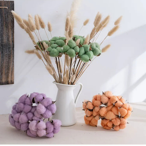 Vente en gros <span class=keywords><strong>de</strong></span> tiges <span class=keywords><strong>de</strong></span> coton artificiel <span class=keywords><strong>de</strong></span> style naturel pour les bouquets <span class=keywords><strong>de</strong></span> <span class=keywords><strong>mariage</strong></span> bohème et les arrangements <span class=keywords><strong>de</strong></span> décoration <span class=keywords><strong>de</strong></span> maison <span class=keywords><strong>de</strong></span> ferme - Product Image 1