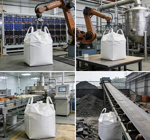 Sac vrac FIBC de qualité alimentaire pour céréales, blé, maïs, sac jumbo certifié FDA avec doublure intérieure respirante, taille/logo personnalisés - Product Image 6