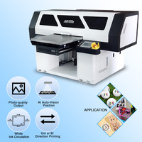 Nueva impresora UV multifuncional UV 6042 de cama plana con máquina de impresión de alta resolución para cubierta trasera móvil
