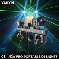 Sistema de Iluminación LED de Alta Luminosidad con Cabezal Móvil, Control RGBW y DMX512 para DJ, Bares, Discotecas y Actuaciones en Vivo