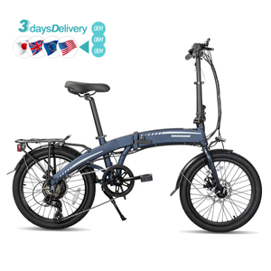 <span class=keywords><strong>JOYKIE</strong></span> HILAND Bicicleta Eléctrica Plegable de Alta Calidad, Marco de Suspensión Completa, Freno de Disco Doble, 7 Velocidades, 20 Pulgadas, Superventas - Product Image 1