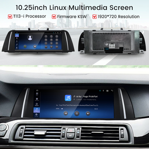 HFmidia 2026 New Linux <b>System</b> 10.25 12.8inch Thin screen For BMW 5 Series F10 F11 CIC NBT <b>Wireless</b> CarPlay Auto Car Video Player - Product Image 5