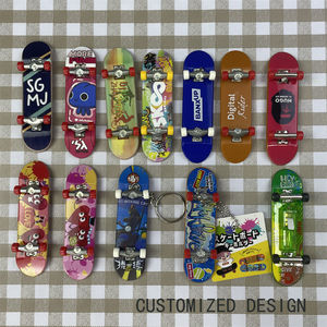 Mini planches à roulettes pour doigts en plastique, designs personnalisés, professionnels, roues, camions, sports, Tech Deck, fingerboard, petites planches à roulettes, jouets - Product Image 5