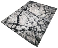 Tapis de luxe moderne décoratif extra épais, lavable/résistant aux taches, pour usage hôtelier, motif roche effacée, vente en gros
