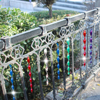 Bâton répulsif pour oiseaux en spirale réfléchissant, pour jardin extérieur, balcon, bâton répulsif pour oiseaux à rotation au vent, accessoires de décoration pour la maison