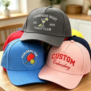 Custom PVC Silicone Patch Logo High Quality 5 Panel Laser Cut Hole Perforated Water Resistant Proof <strong>Baseball</strong> Hats Trucker <strong>Cap</strong> - Product Image 3