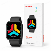 Nouvelle Montre Connectée Microwear W12X 2026 Étanche avec Appel Bluetooth et Application Mactive Pro Série S12 S11