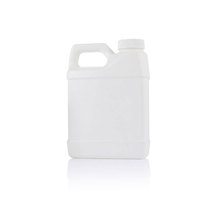 Bouteille de détergent à lessive en plastique HDPE 16oz 500ml avec pompe F-Style, récipient sans BPA pour acétone, acrylique, liquide monomère