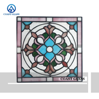 Vidriera tradicional circular de tamaño personalizado de vidrio de iglesia para uso exterior para aplicaciones industriales de Villa Farmhouse