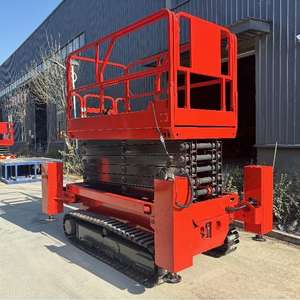 Plataforma de Trabajo Elevadora de Tijera Hidráulica Móvil sobre Orugas para Operaciones en Terrenos Irregulares - Product Image 1