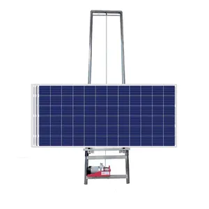 Guindaste de elevação elétrico pequeno para portas de vidro e janelas, gancho de enrolamento, elevação do painel solar