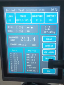 187.5kg Brinell Rockwell Vickers Dureza Universal <span class=keywords><strong>Tester</strong></span> para Pastilhas De Disco De Freio - Product Image 4