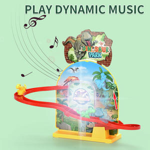 Bricolage assembler des jouets <span class=keywords><strong>de</strong></span> piste électriques Suspension magnétique dinosaure toboggan Puzzle piste jouet sauter dans la glissière avec lumière et <span class=keywords><strong>musique</strong></span> - Product Image 4