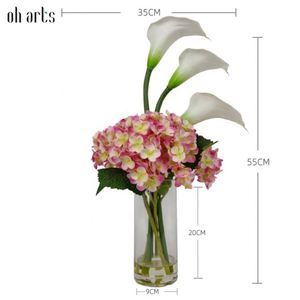 High Quality Natural Big Faux Latex <b>Hydrangea</b> <b>Artificial</b> Flower Bouquet Real Touch for Wedding Indoor Outdoor Decoration - Product Image 2