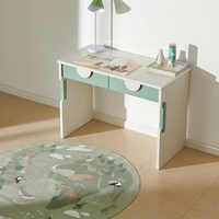 121351 Quanu maison en bois pliant en bois Table d'étude conceptions hauteur réglable enfants Table d'étude pour l'étude des étudiants