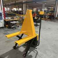 Chariot élévateur à ciseaux hydraulique manuel 800 mm 1T, transpalette mobile pour restaurant/vente au détail, utilisation intérieure/extérieure