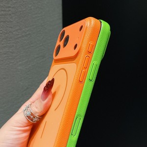 Coque de téléphone magnétique en cuir pour iPhone 13 14 15 16, design cadre en cuir, transformation instantanée, vente en gros - Product Image 4