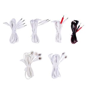 Hoge Kwaliteit Flexibele Duurzame Tientallen Loden Draden Afgeschermd Medische Kabel Elektrode Lood Draad Voor <span class=keywords><strong>Ecg</strong></span> Tientallen & Ems Apparatuur - Product Image 3