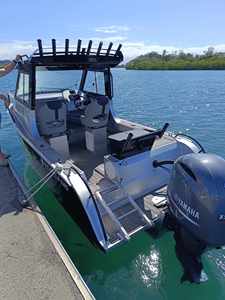 เรือตกปลาอลูมิเนียมจากจีน เรือสำราญสำหรับครอบครัว ขนาด 6.25 เมตร พร้อมห้องโดยสาร เรือเชื่อมแบบมืออาชีพ - Product Image 1