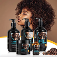 Shampooing et revitalisant volumisant pour cheveux, soin du cuir chevelu, contrôle du sébum, soin des cheveux, pour cheveux crépus et épais