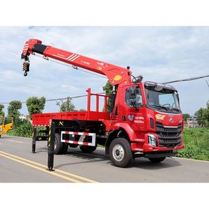 Grúa Montada en Camión Liuzhou Chenglong M3 Equipada con Grúa de Brazo Recto Sany de 12 Toneladas, con Función de Autodescarga - Product Image 3