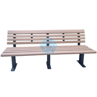 Loisirs de plein air parc blanc repos long cadre en aluminium moulé banc de patio salle de sport résistant à l'eau écologique