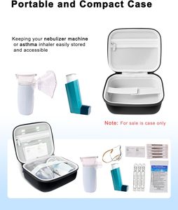 Estuche Rígido de Transporte EVA para Inhalador de Asma, Estuche Rígido Impermeable para Nebulizador Médico para Viajes - Product Image 2